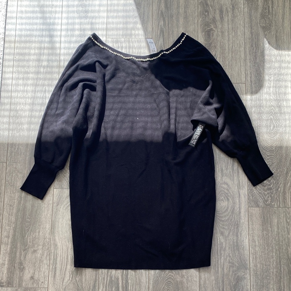 New York & Company - NWT! Black Crew Neck Sweater - Size 4X